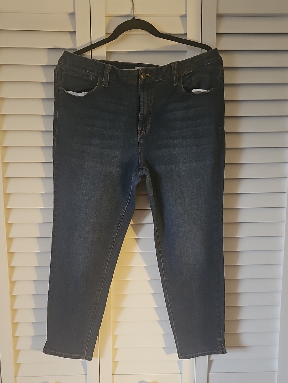 Kensie Women's Dark Blue Stretch Skinny Jeans